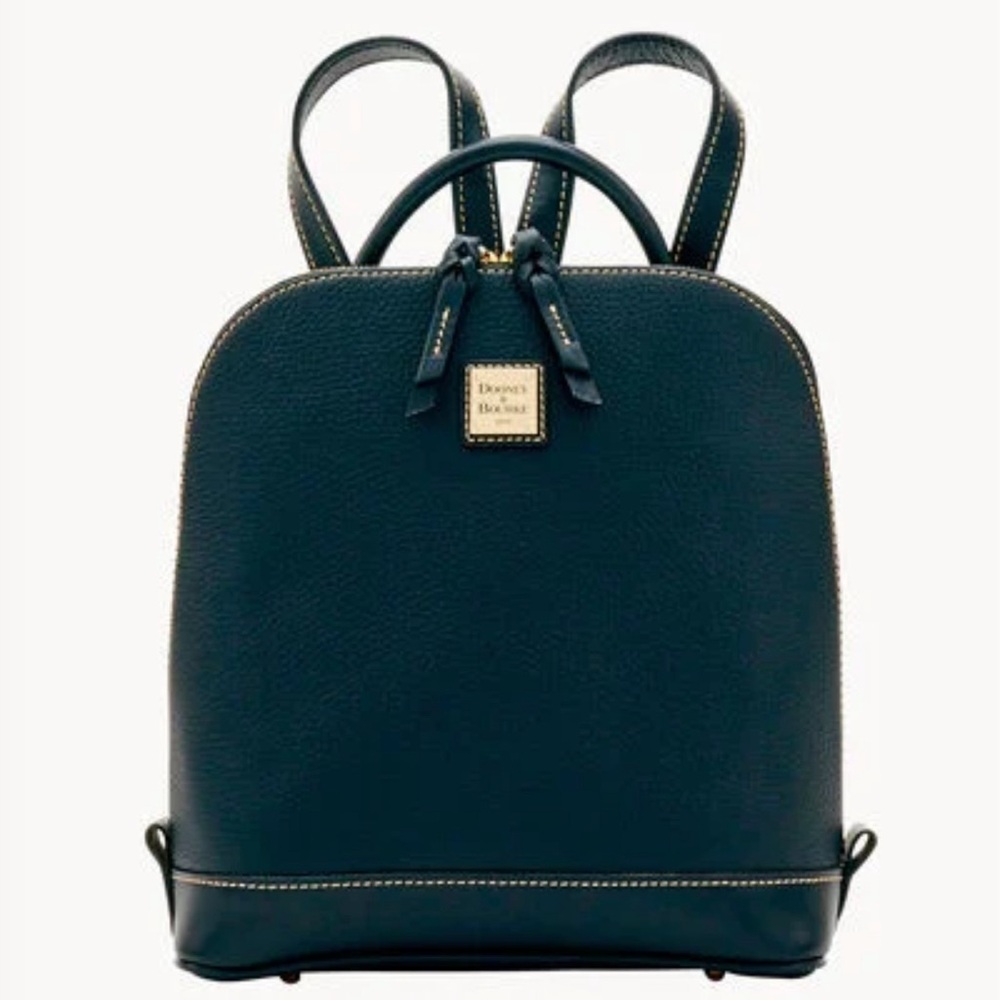 NWT Dooney and Bourke pebble leather zip pod backpack
